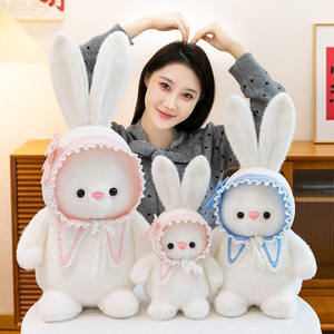 Lindos y adorables peluches de conejitos para que los niños se sientan cómodos y sepan que tienen compañía. ¿Quién te llama? Muñeca de tela, regalo de cumpleaños. - Product Image 1
