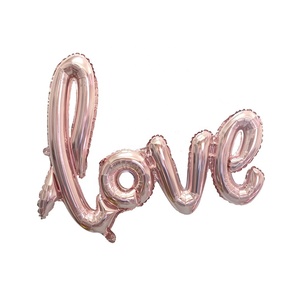 Mini Palloncini in Mylar Dorati e Rossi a Tema Matrimonio, Compleanno, <span class=keywords><strong>San</strong></span> Valentino, Decorazioni per Feste - Product Image 3