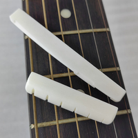 Buffalo Bone Set for Acoustic Guitar Nut and Saddle Premium Musical Instrument Accessories