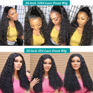 วิกผมหยิกลูกไม้ HD ใสสำหรับผู้หญิงผิวดำ,วิกผมคนบราซิลแท้ไม่ผ่านกระบวนการ - Product Image 6