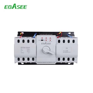 Interruptor de Transferencia Automática (ATS) Trifásico de CA/CC, Controlador Manual de Doble Alimentación, Generador, Cambio <span class=keywords><strong>Automático</strong></span>, <span class=keywords><strong>25A</strong></span> - Product Image 4