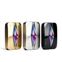 [Empty Mountain] Unisex Global EDC Infinite-Position Push-Card Flame 8+8 Finger-Snap Penghilang Stres Logam Magnetik Kuat