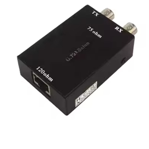 G.703 <span class=keywords><strong>Convertisseur</strong></span> BNC à <span class=keywords><strong>RJ45</strong></span> 75 Ohms à 120 Ohms <span class=keywords><strong>Coaxial</strong></span> à <span class=keywords><strong>RJ45</strong></span> - Product Image 1