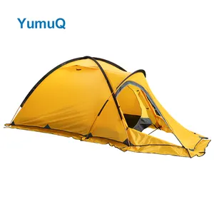 YumuQ 2 pria 4 musim, tahan dingin Best Alps Ultra ringan berkemah luar ruangan Mountaineering tenda 1 orang