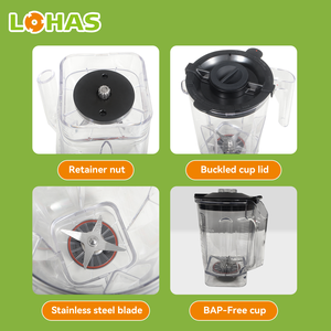 Máy xay sinh tố công nghiệp chuyên nghiệp, máy xay sinh tố thương mại, máy xay sinh tố công suất lớn, máy xay sinh tố siêu bền 2300w - Product Image 4