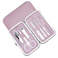 Coupe-ongles en acier inoxydable coupe-ongles coupe-oreilles Kit de toilettage ensemble de manucure pédicure orteil ensemble d'outils d'art des ongles Kits pour cadeau