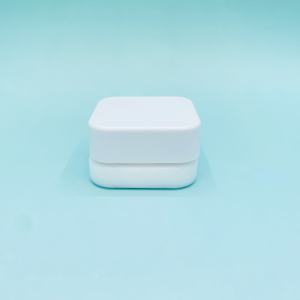 Mini pot en verre de 9 ml avec couvercle en plastique blanc résistant aux enfants, emballage cosmétique pour huile pour le visage, crème, capacités de 9 g disponibles - Product Image 1