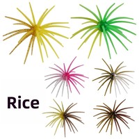 Leurre souple bionique TPE haute élasticité bicolore en forme d'ormeau de mer, 11cm, 13cm, 15cm, pour pêche au bar, leurre de surface et boule flottante