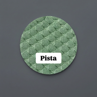 Tissu en maille côtelée de polyester Pista, matière extensible texturée pour la confection de vêtements et l'industrie de la mode, vente en gros
