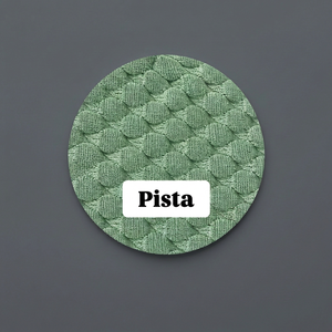 Tissu en maille côtelée de polyester Pista, matière extensible texturée pour la confection de vêtements et l'industrie de la mode, vente en gros - Product Image 4