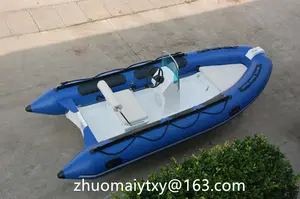 Ce 14ft 4.3m barco de pesca inflável hípalon, china, rib, hull, zodiaco, fibra de vidro, barco com motor barco a barco