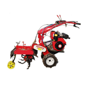 Multifunctional Farm <b>Cultivator</b> Gasoline Power Tiller Red 4 Wheel Drive For Plowing And Weeding - Product Image 5