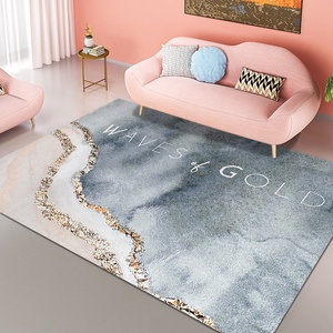 Phòng Khách Thảm Chống Trượt Xách Tay Mat Pha Lê Nhung Có Thể Giặt Tường Để Tường Dywan 3D In Koberec Đặc Biệt Hình Khu Vực Thảm - Product Image 1