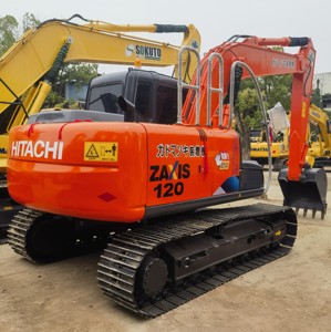 HITACHI รถขุดตีนตะขาบมือสอง12ตัน ZX120สภาพการทำงานที่ดีเยี่ยมรวมถึงปั๊มเกียร์หลักของเครื่องยนต์ - Product Image 2