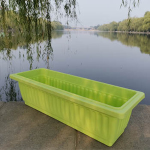 Ronbo — <span class=keywords><strong>Pot</strong></span> <span class=keywords><strong>de</strong></span> fleurs en plastique, bac <span class=keywords><strong>de</strong></span> <span class=keywords><strong>balcon</strong></span> coloré, rectangulaire, <span class=keywords><strong>Pot</strong></span> pour plantes, bon marché, 34x19, offre spéciale - Product Image 2