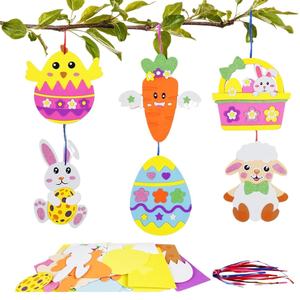 Kit de Manualidades de Pascua para Niños, Adornos de Espuma para Pascua, Juguetes Creativos para Decoración de Fiestas - Product Image 5