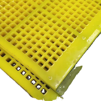 Maille de tamisage minier haute fréquence en polyuréthane (PU) à mailles carrées pour déshydratation vibrante, à vendre