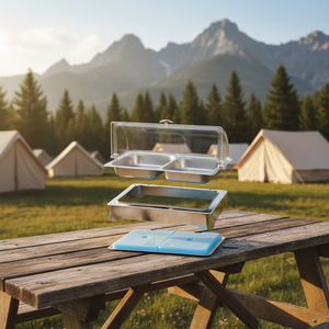 Recipiente para Calentar Comida Oblongo / Cubierta de PC / Exhibición Refrigerada - Product Image 6