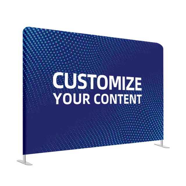 Outdoor Trade Shows Backdrop Tension Fabric Display Portable Aluminum Heart Backdrop Stand for Decoration