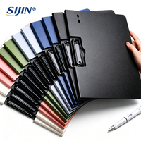 Porte-documents professionnel A4 de Malaisie 315x232mm en PP avec pince métallique pour l'école et le bureau