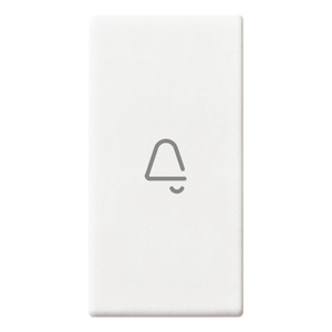 White Axial Bell Symbol <b>Push</b> <b>Button</b> <b>Switch</b> 2.2x4.4x0.6mm - Product Image 1