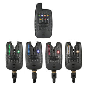 Set di Segnalatori Acustici Wireless per la Pesca, Kit Allarme da Pesca Digitale 1 Ricevitore Più 4 Segnalatori per la Pesca alla Carpa con 4 Pezzi - Product Image 5