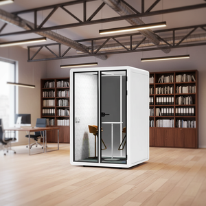 Cabina Telefonica Insonorizzata OEM per Ufficio, Cabina Acustica per Riunioni e Lavoro Individuale in Aree Pubbliche - Product Image 3