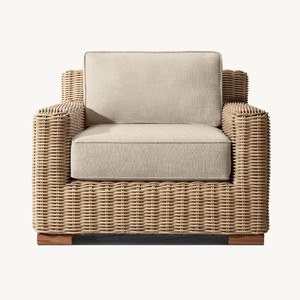 Ensemble de canapés d'extérieur en rotin haut de gamme au prix d'usine, s'adaptant au style sophistiqué des villas, des jardins et des terrasses - Product Image 2