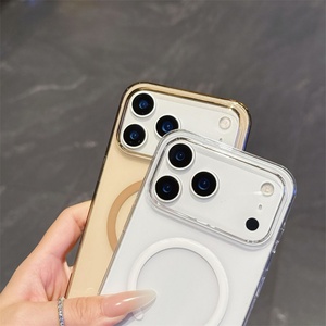 เคสโทรศัพท์มือถือ PC แม่เหล็กใสแบบใหม่สำหรับ iPhone 17Pro 17Air สูงสุด17Pro ชิ้นฝาหลังกันกระแทกอะคริลิคแม่เหล็กใส - Product Image 6