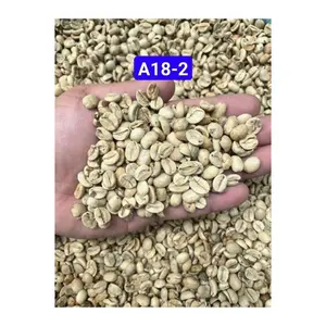 Arabica đậu xanh rửa sạch hoàn toàn quá trình S18 thương mại Lớp 2 hạt cà phê Nhà cung cấp bán buôn cà phê dịch vụ OEM đay Túi