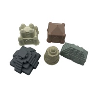 Jouets de plage en forme de château, accessoires de bain pour bébé, jouets de jeu d'eau, jouets de voyage pour enfants, jouets de sable, moules