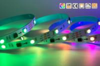 DC12V 24V ICWS2811 Pixel direccionable Rgb 5050 Tira de luces LED 30 LEDS/M IP20 IP65 IP67 IP68 Tira de luces LED
