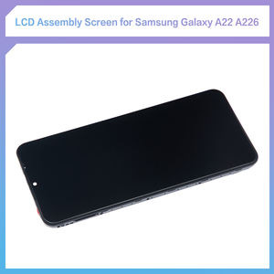 ชุดซ่อมโทรศัพท์มือถือของใหม่ของแท้ชิ้นส่วนจอแอลซีดีที่มีแพ็คบริการประกอบเฟรมสำหรับ Samsung <span class=keywords><strong>Galaxy</strong></span> <span class=keywords><strong>A22</strong></span> A226 - Product Image 3