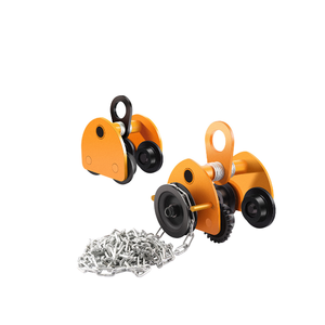 Capacité du chariot manuel du palan électrique pour le palan PA600 à PA1000 Push Geared Overhead Dual Wheels I Beam Trolle - Product Image 2