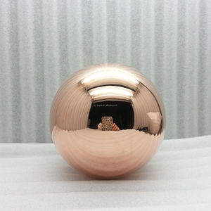 63MM Esfera De Latão Bola De Aço Inoxidável Brilhante Acabamento Oco Bola De Cobre Para Finalidade Decorativa - Product Image 2