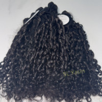 Paquetes de Cabello Humano Rizado Birmano al por Mayor, Ondulado Profundo, Cutícula Alineada, de un Solo Donante