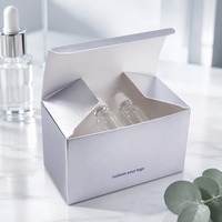 Zitrus-Orange-Minze Starre Geschenkbox mit Individueller Bedruckung für Hautpflege-Serum Ätherisches Öl Tuck-End Faltkarton Luxus-Verpackung