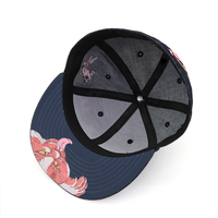 Gorra de Perfil Alto con Diseño de Cultura Tradicional China, OEM ODM, Gorra Plana de Sarga de Algodón con Bordado 5950, Tallas S/M/L