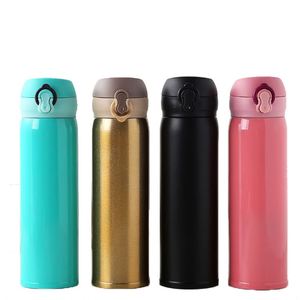 500ml Pop-Up <b>Insulated</b> <b>Mug</b> 304 Stainless Steel Double Layer Vacuum Bouncing Flip Lid for Outdoor Travel - Product Image 5
