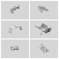 Support de fixation solaire de type M en gros avec accessoire de drainage, support de gouttière de type M pour drainage