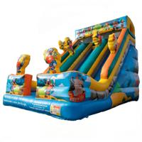 Tobogán Inflable Gigante de PVC con Temática Pirata, de Tres Carriles, Ecológico, de Alta Capacidad, para Niños, de Grado Comercial, para Exteriores, Seco