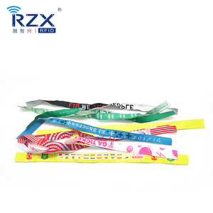 Fabriek Prijs Logo Afdrukken Rfid Stof Polsbandje Nfc Textiel Armband Ntag 213 Chip Binnen - Product Image 3