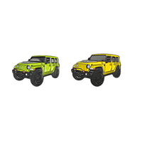 Badge adhésif personnalisé avec logo, épingle 3M, métal, personnalisé, véhicule tout-terrain, émail doux, autocollants pour coque de téléphone