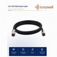 Câble coaxial HCW 50-7 7D-FB à faible perte pour extension d'antenne WiFi de station de base extérieure, point d'accès et passerelle
