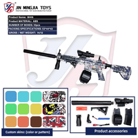 Pistola de Bolas M416 Electrónica de Plástico ABS para Exteriores, para Adultos Unisex