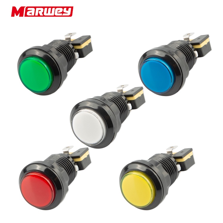 33 Mét 5V LED Arcade Nút Không Thấm Nước Vòng Arcade Push Button Bán