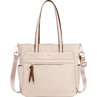 Sac à main pour ordinateur portable en nylon pour femmes, imperméable, 14 pouces, sac à bandoulière pour ordinateur, multi-poches, sac à main pour le travail au bureau, étudiant, sac à main pour le collège