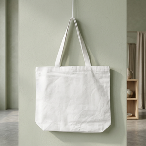 Horizontal <b>Canvas</b> <b>Tote</b> <b>Bag</b> 11 oz 14x12x4 Colour Screen Bottom for Shopping & Travel - Product Image 6