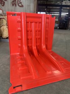 100*80*90cm ABS plastik kırmızı renk L şekli ev kapı kapısı koruma su kontrol engelleme sel bariyer - Product Image 2