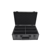Boîte de rangement portable en alliage d'aluminium pour cartes gradées, style tendance, avec blocage RFID, pour cartes sportives et objets de collection TCG
